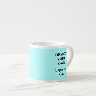 Design Your Ewn Espresso Cup - Light Blue Espresso Kop