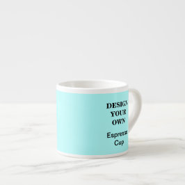 Design Your Ewn Espresso Cup - Light Blue Kop