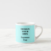 Design Your Ewn Espresso Cup - Light Blue Kop (Rechts)
