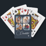 Design Your Own 4 Photo Personalized Name Pokerkaarten<br><div class="desc">Unleash your creativity with our Design Your Own 4 Photo Personalized Name Poker Cards! These custom playing cards allow you to upload and showcase four of your favorite photos, making game night even more special and memorable. Perfect for poker enthusiasts, family gatherings, or as a unique gift for any occasion,...</div>