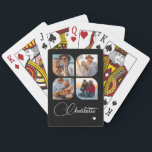 Design Your Own 4 Photo Personalized Name Pokerkaarten<br><div class="desc">Unleash your creativity with our Design Your Own 4 Photo Personalized Name Poker Cards! These custom playing cards allow you to upload and showcase four of your favorite photos, making game night even more special and memorable. Perfect for poker enthusiasts, family gatherings, or as a unique gift for any occasion,...</div>