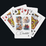 Design Your Own 4 Photo Personalized Name Pokerkaarten<br><div class="desc">Unleash your creativity with our Design Your Own 4 Photo Personalized Name Poker Cards! These custom playing cards allow you to upload and showcase four of your favorite photos, making game night even more special and memorable. Perfect for poker enthusiasts, family gatherings, or as a unique gift for any occasion,...</div>