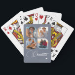 Design Your Own 4 Photo Personalized Name Pokerkaarten<br><div class="desc">Unleash your creativity with our Design Your Own 4 Photo Personalized Name Poker Cards! These custom playing cards allow you to upload and showcase four of your favorite photos, making game night even more special and memorable. Perfect for poker enthusiasts, family gatherings, or as a unique gift for any occasion,...</div>