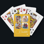 Design Your Own 4 Photo Personalized Name Pokerkaarten<br><div class="desc">Unleash your creativity with our Design Your Own 4 Photo Personalized Name Poker Cards! These custom playing cards allow you to upload and showcase four of your favorite photos, making game night even more special and memorable. Perfect for poker enthusiasts, family gatherings, or as a unique gift for any occasion,...</div>
