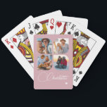 Design Your Own 4 Photo Personalized Name Pokerkaarten<br><div class="desc">Unleash your creativity with our Design Your Own 4 Photo Personalized Name Poker Cards! These custom playing cards allow you to upload and showcase four of your favorite photos, making game night even more special and memorable. Perfect for poker enthusiasts, family gatherings, or as a unique gift for any occasion,...</div>