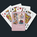 Design Your Own 4 Photo Personalized Name Pokerkaarten<br><div class="desc">Unleash your creativity with our Design Your Own 4 Photo Personalized Name Poker Cards! These custom playing cards allow you to upload and showcase four of your favorite photos, making game night even more special and memorable. Perfect for poker enthusiasts, family gatherings, or as a unique gift for any occasion,...</div>