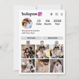 Design Your Own 7 Photo Collage Aankondiging