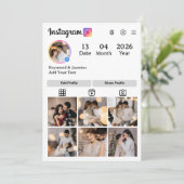 Design Your Own 7 Photo Collage Bedankkaart (Staand voorkant)