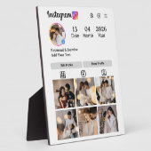 Design Your Own 7 Photo Collage Fotoplaat (Zijkant)