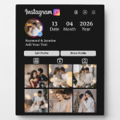 Design Your Own 7 Photo Collage Fotoplaat (Voorkant)