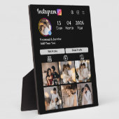 Design Your Own 7 Photo Collage Fotoplaat (Zijkant)