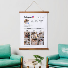 Design Your Own 7 Photo Collage Hangend Wandkleed