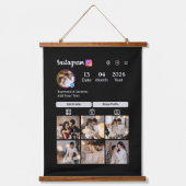 Design Your Own 7 Photo Collage Hangend Wandkleed (Voorkant)