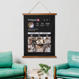 Design Your Own 7 Photo Collage Hangend Wandkleed