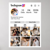 Design Your Own 7 Photo Collage Poster (Voorkant)