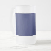 Design Your Own Beer Mug - Blue and White Matglas Bierpul (Voorkant links)