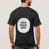 Design Your Own Business Logo & Text T-Shirt (Achterkant)