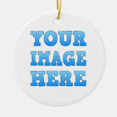 Design Your Own Ceramic Circle Ornament (Voorkant)