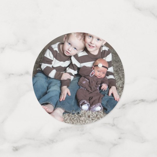 Design your own custom made personalized  confetti (Kleine voorkant)