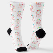 Design Your Own Custom Socks with Your Child's Art Sokken (Gebogen)