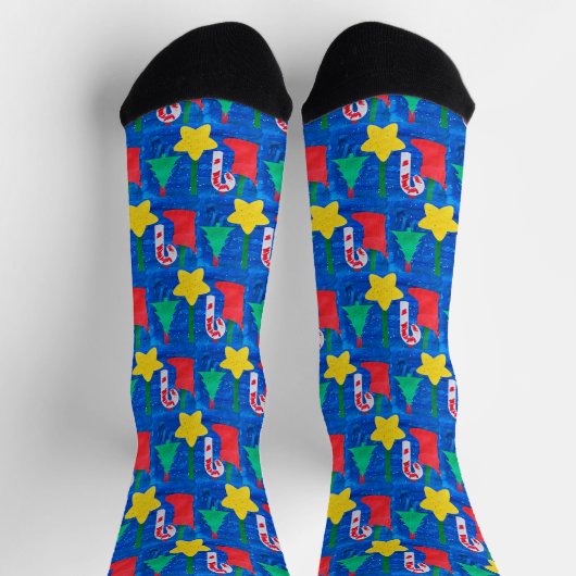Design Your Own Custom Socks with Your Child's Art Sokken (Top)