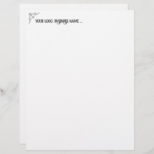 design your own letterhead template (Voorkant / Achterkant)