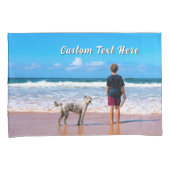 Design Your Own Pet Photo Pillow Cases Custom Text Kussensloop (Voorkant-Rechts)