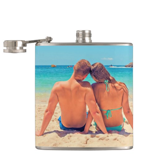 Design Your Own Photo Flask Gift Personalized Heupfles (Geopend)
