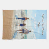 Design Your Own Photo Kitchen Towels Custom Text Theedoek (Horizontaal)