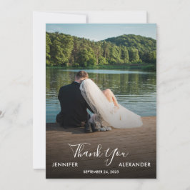 Design your own photo Thank you Wedding card Bedankkaart