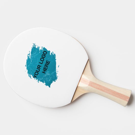 Design Your Own Ping Pong Paddle– Logo and Text Tafeltennisbatje (Zijkant)
