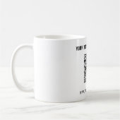 Design Your Own QR Code Coffee Mug Custom Text Koffiemok (Links)