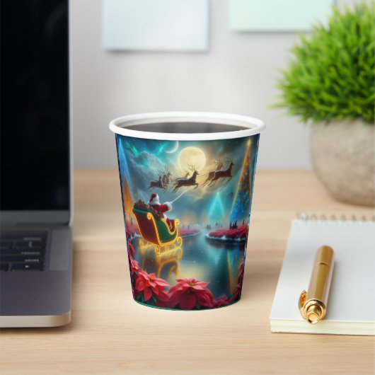 Design Your Personalized Custom Christmas Papieren Bekers (Insitu)