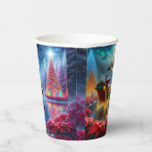 Design Your Personalized Custom Christmas Papieren Bekers (Rechts)