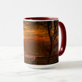 Design zonsondergang Koffie & Thee mokken (Voorkant rechts)