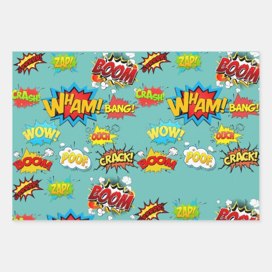 designcomics inpakpapier vel (Voorkant)