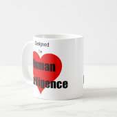 Designed by Human Intelligence Koffiemok (Voorkant links)