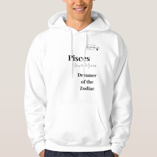 Designed by Joan Pices Zodiac Hoodie (Voorkant)