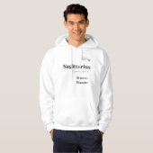 Designed by Joan Sagittarius Zodiac Hoodie (Voorkant volledig)