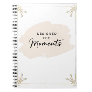 Designed for Moments – Minimalist Watercolor Notitieboek
