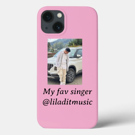 designed in my fav singer lil adit music Case-Mate iPhone case (Achterkant)