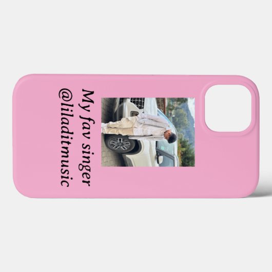 designed in my fav singer lil adit music Case-Mate iPhone case (Achterkant (horizontaal))
