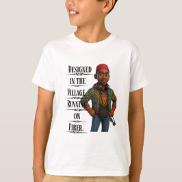 Designed In The Village,Pixarstyle 3D T-shirt