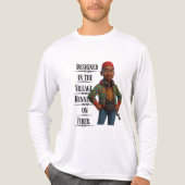 Designed In The Village,Pixarstyle 3D Tri-Blend Shirt (Voorkant volledig)