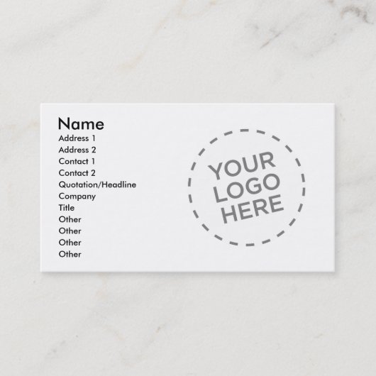 Designer Accountant Visitekaartje (Voorkant)