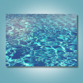 Designer Aqua Pool Rippling Water Tissuepapier
