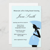 Designer Baby shower Kaart (Voorkant / Achterkant)