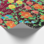 Designer Birthday Gift Wrap Cadeaupapier (Hoek)