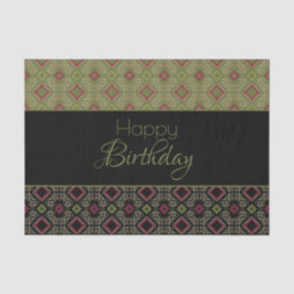 Designer Birthday Tissue Tissuepapier