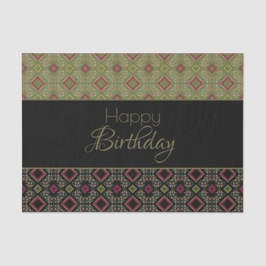 Designer Birthday Tissue Tissuepapier (Voorkant)